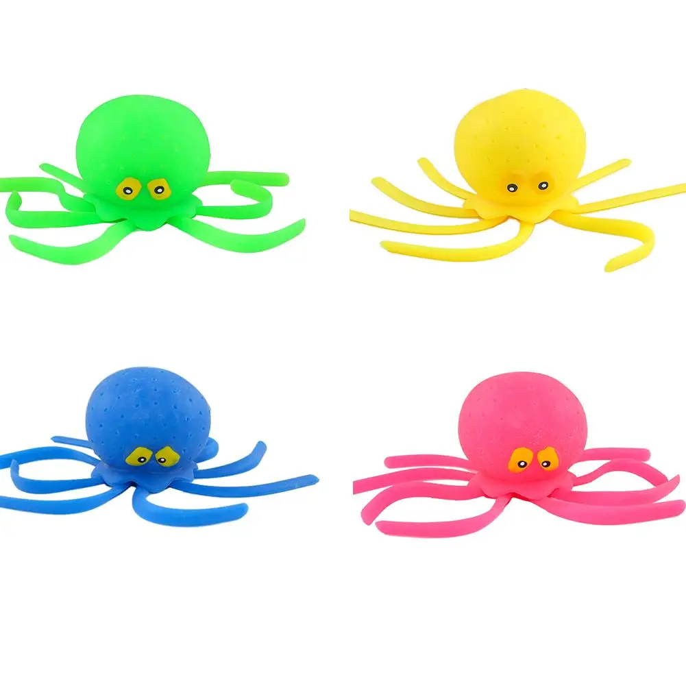 

Octopus Water Balls Kids Bath Toys Stress Relief Pool Sensory Toys Cute Goodie Bag Fillers For Boys Girls