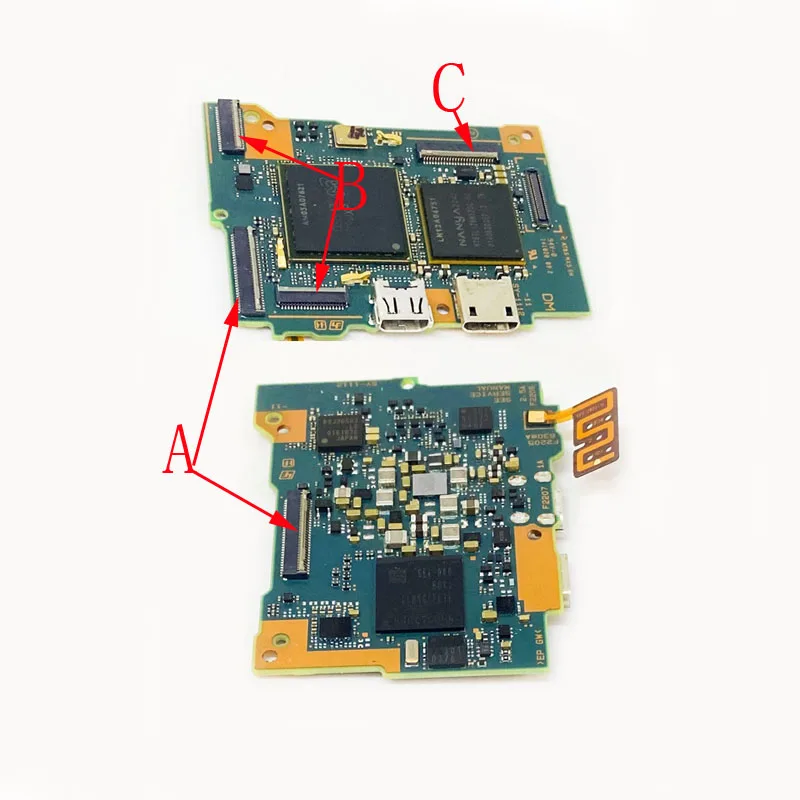 2-10Pcs LCD Display Screen Flex Cable Button Main Board Motherboard Microphone FPC Plug Connector Jack For Sony ZV-1 ZV1 Camera