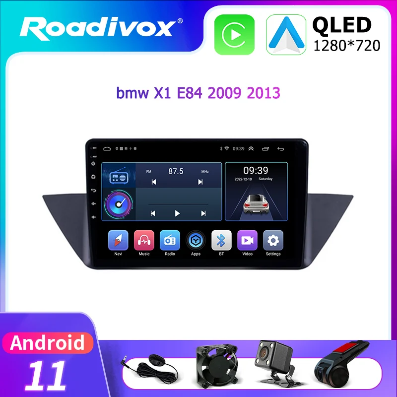 Andriod 11.0 Car Radio For BMW X1 E84 2009-2013 Bluetooth Stereo Multimedia Video Player GPS Navigation Double Din Head Unit