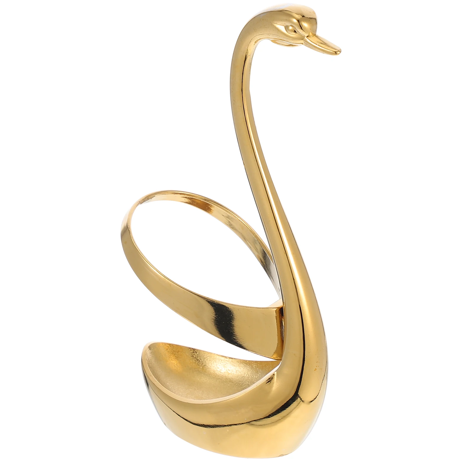 

Swan Fork Pedestal Stainless Steel 304 Dessert Cutlery Round Spoon Forks Holder Drying Rack Kitchen Cake Eating