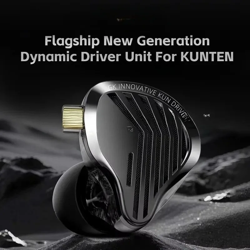 Wired Earphones In Ear HiFi 3.5mm/Type-C Dynamic Driver Unit Gaming Earphones Dual Parallel Silver-plated Cable Earbud