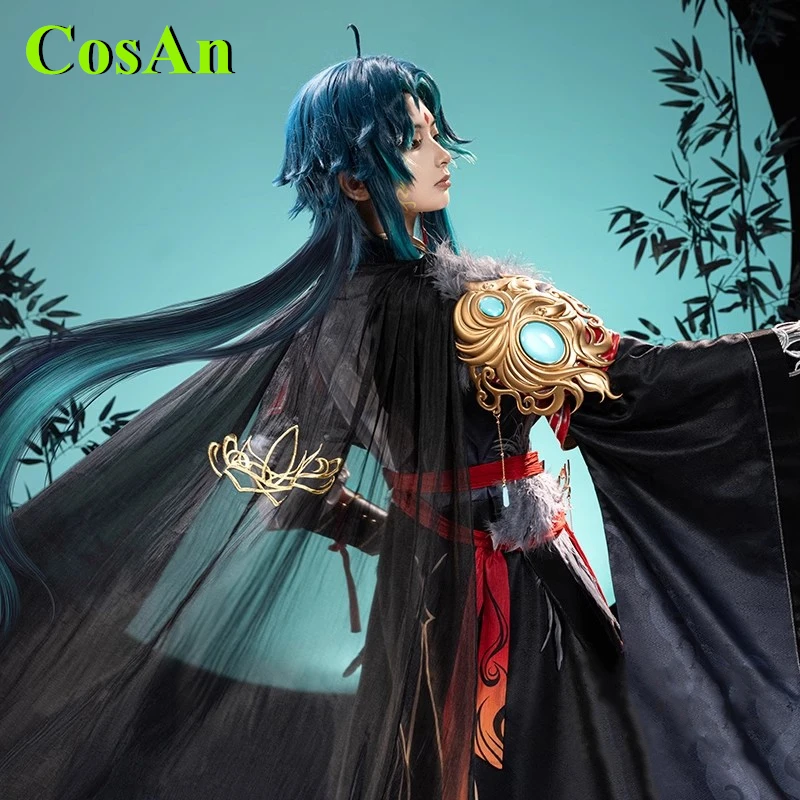 CosAn Hot Game Genshin Impact Xiao Cosplay Costume Ancient Costume Fashion Handsome Combat Uniform Party Role Play Clothing