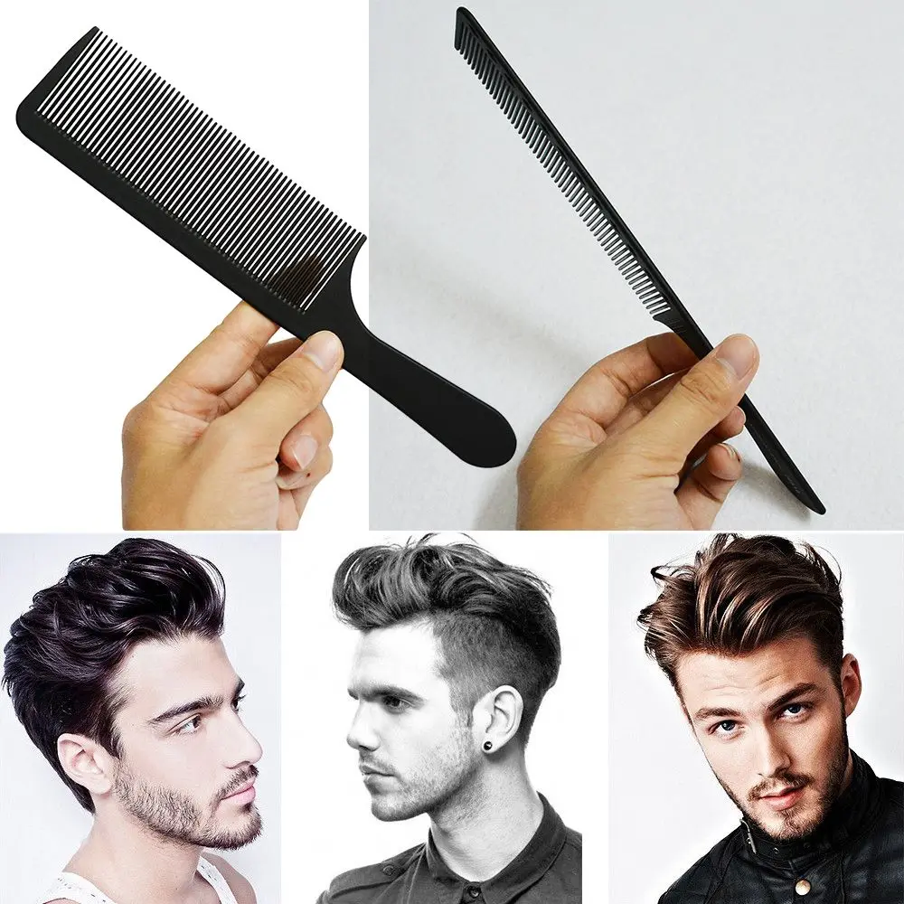 Health Care Plastic  Heat Resistant  Professional  Salon Styling Tool Flattop Hair Cutting Comb Hairdressing Detangling