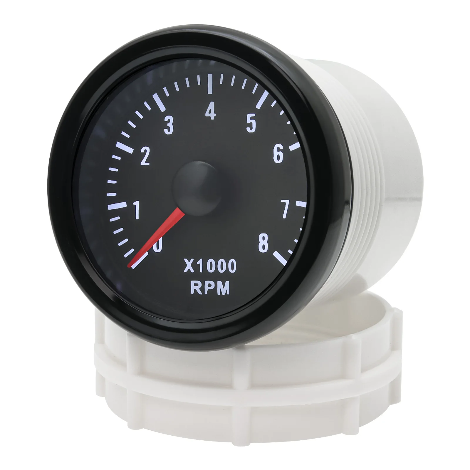 0-8000 RPM 52MM Tachometer with White Backlight 2\