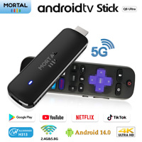 Mortal 2.4G&5.8G Dual WiFi BT5.0 Q8 Ultra TV Stick Allwinner H313 Quad Core Android 14 WIFI6 Media Player HD 4K 8K Set Top Box