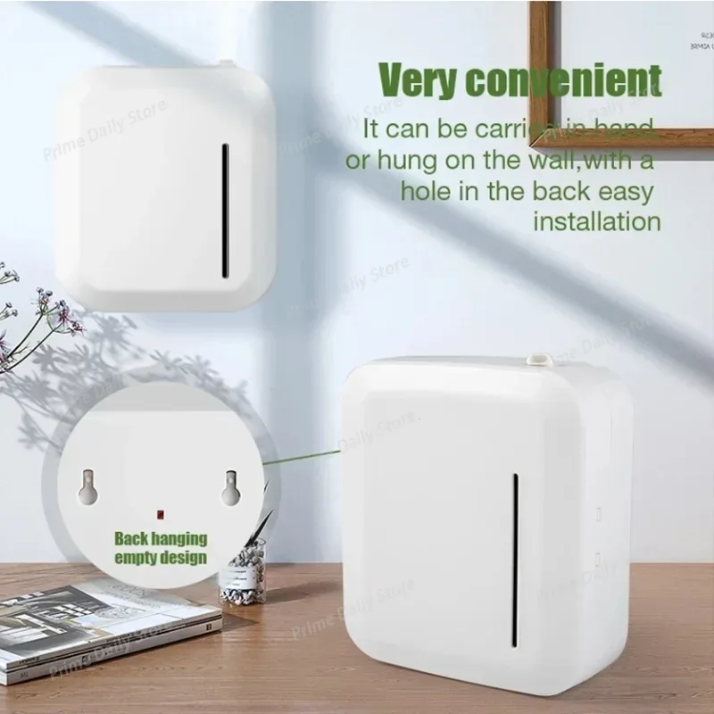 Smart Bluetooth APP Timing Scent Machine, Battery Powered Essential Oil Fragrance Sprayer for Corridor and Private Booth