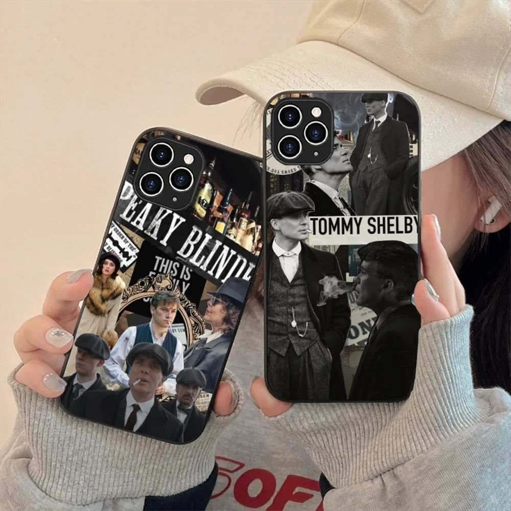 Movie P-Peaky-y-B-Blinders  Phone Case For Iphone 15 11 13 14 Pro Max 7 8 Plus X Xr Xs Max Se2020 12mini Cover Case