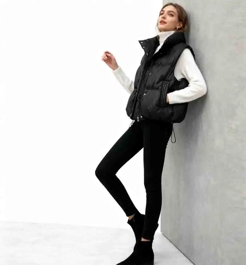 سترات الصدريات صدرية نسائية سميكة للمرأة 2025 شبكة صيفية مجوفة خفيفة الوزن متجددة الهواء مرنة تقسم مخرمة عصرية #6