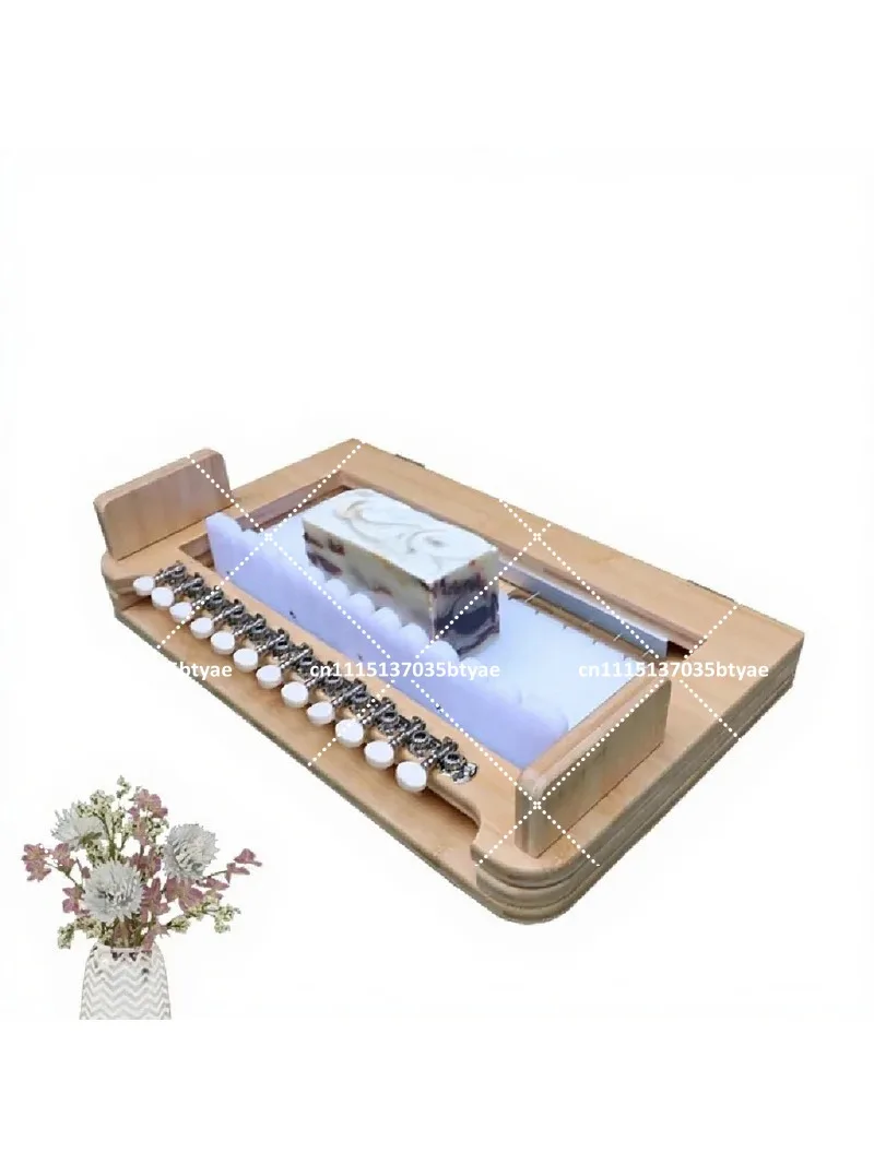 Handmade Soap Cutter 2.5cm Cutting Distance, Cold Process Professional Soap Slicer Tool for Homemade Soap Making