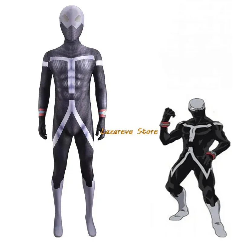 Костюм для косплея Bear's Den, аниме My Hero Academy Twice Jin Bubaigawara, обтягивающие комбинезоны для детей, взрослых, мужчин и женщин, новинка Hallo 2025