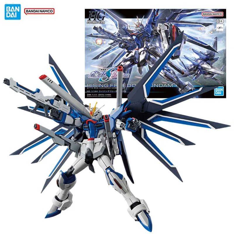 

Оригинальная фигурка Bandai Gundam Model Kit HGCE 1/144 STTS-909 Rising Freedom Gundam, коллекционная модель, экшн-фигурка, игрушки