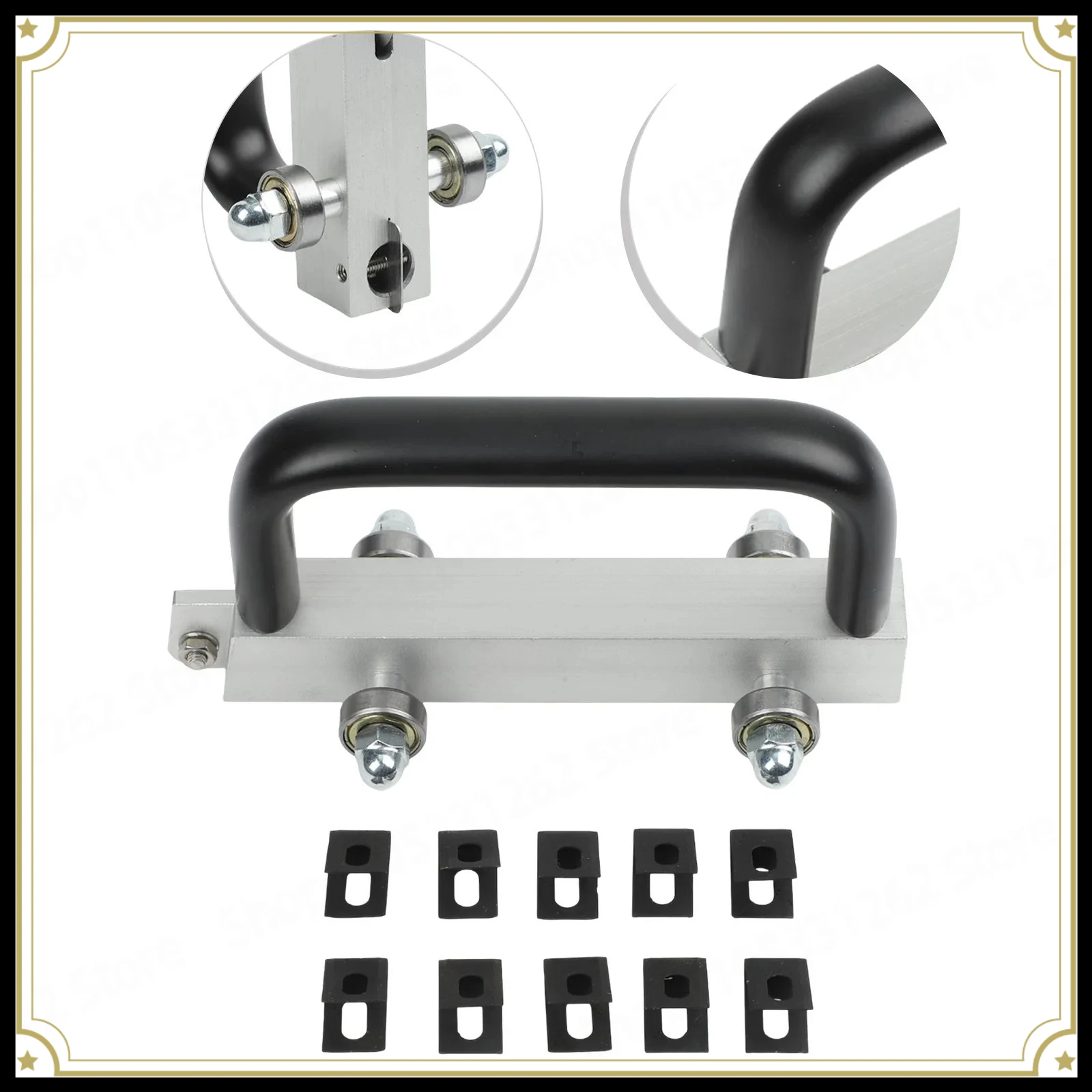 Plastic Floor Welding Guide Wheel, Slotter Tool for PVC Floor Leather Construction, Grooving Positioning Wheel