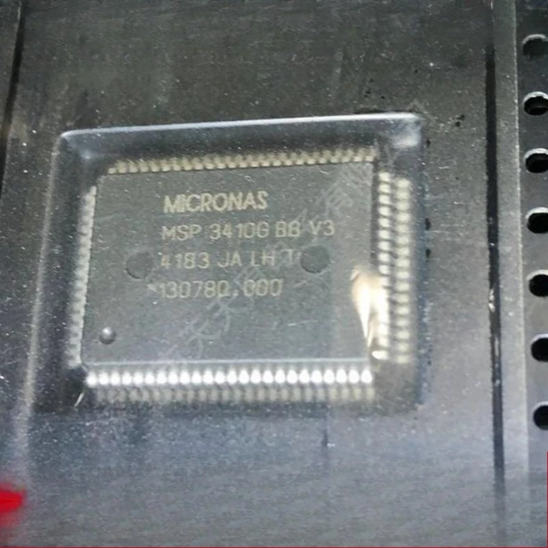 2PCS/LOT MSP3410G-B8-V3    MSP3410G  QFP  LCD Screen Chip  QFP-80