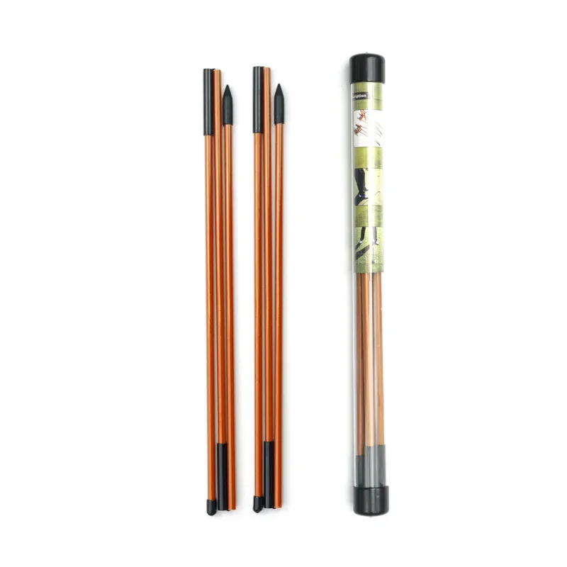 2Pcs 48quot; Golf Alignment Stick Putting Training Aid To Improve Golf Skills Ball Position Scores Swing Plane Orange Fiberglass