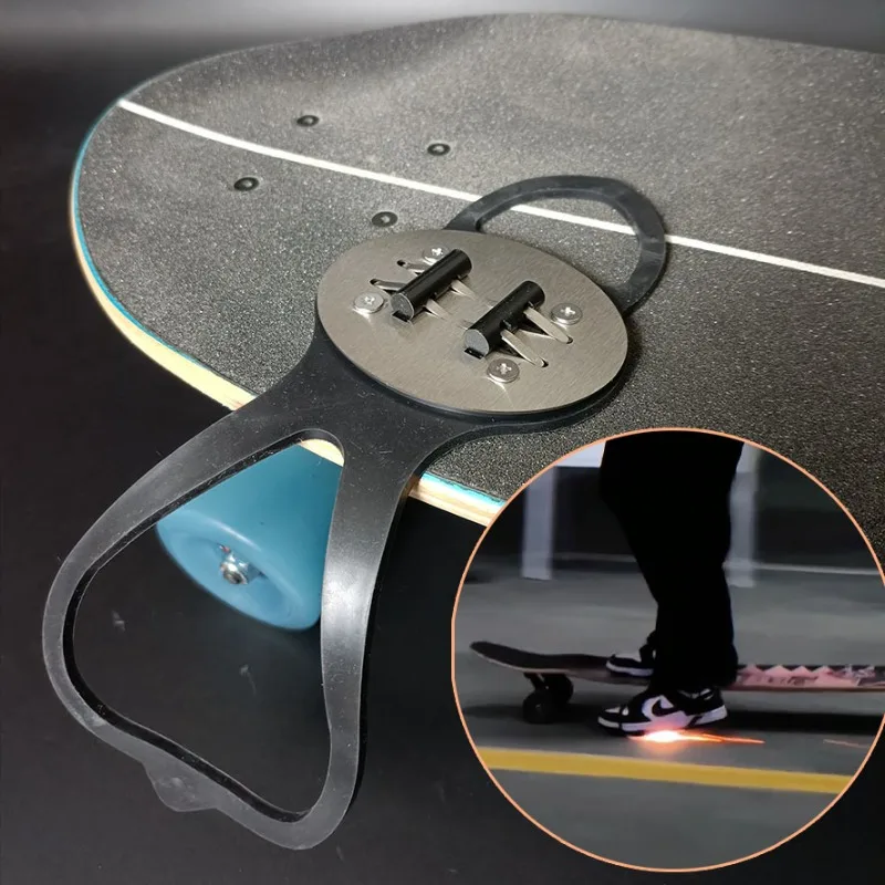 2027 New Shoe Sole Sparks, Flint Magnesium Rod, Foot Brake Sparks, Shoe Sole Bent, Worn-out Slider, Cycling Shoes