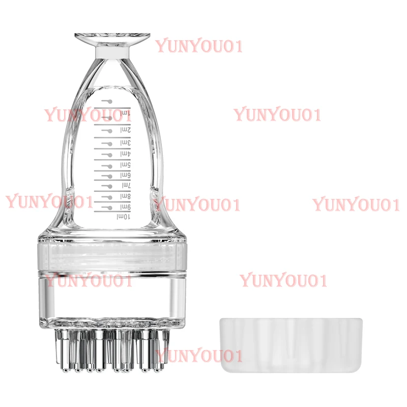 10mL Scalp Medicine Artifact Head Ball Guide Liquid Massage Hair Care Comb Essential Oil Apply Artifact