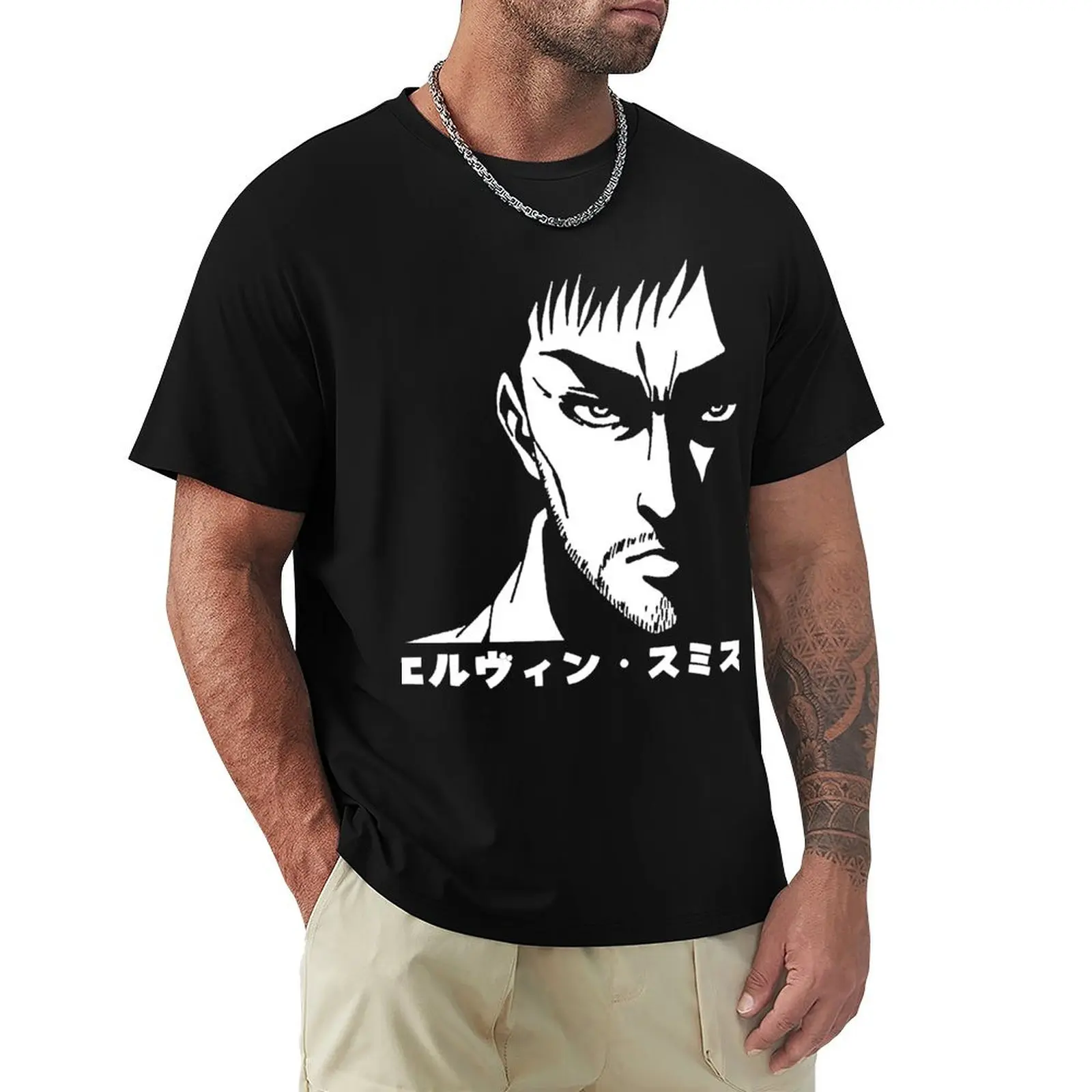 

Convince Profound Scout Commander Strong Erwin Smith Cool Gift T-Shirt Man t-shirt Men's cotton t-shirt