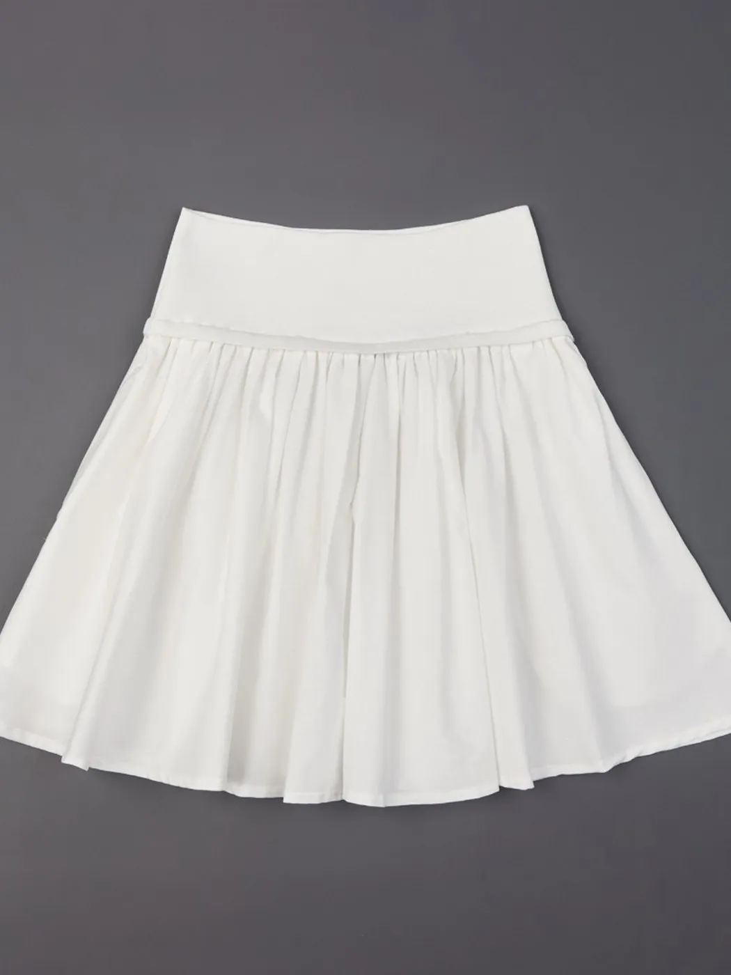 Cotton Embroidered Knitted Loose Waist Casual  Half-length Skirt 2026 A-line Shape Comfortable Fit for All Seasons