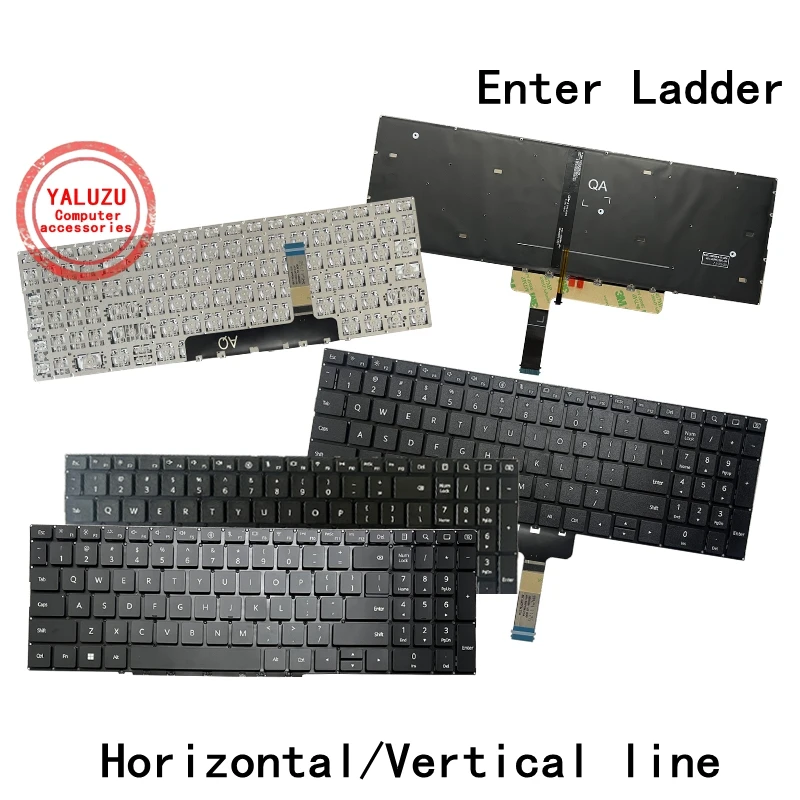 US English NEW Laptop Keyboard For HUAWEI Matebook D14 D16 RLEF-16 RLEFG-16 MCLG-16 MCLG-X MCLF-08 MCLF-X MCLEF-X