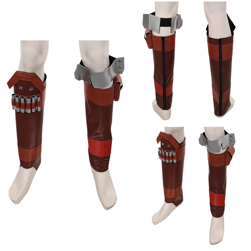 TV Space Battle Din Djarin Cosplay Strap Belt Waistband Leg Gaurd Knight Gun Bag Halloween Carnival Disfraz Costume Accessories view 6