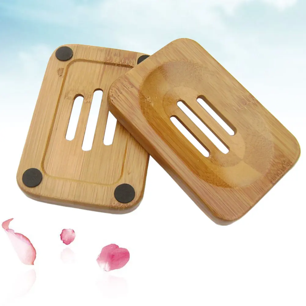 

Бамбуковая мыльница-поддон с дренажем, экологичная, для экономии мыла, для душа, ванной, кухни, раковины, столешницы