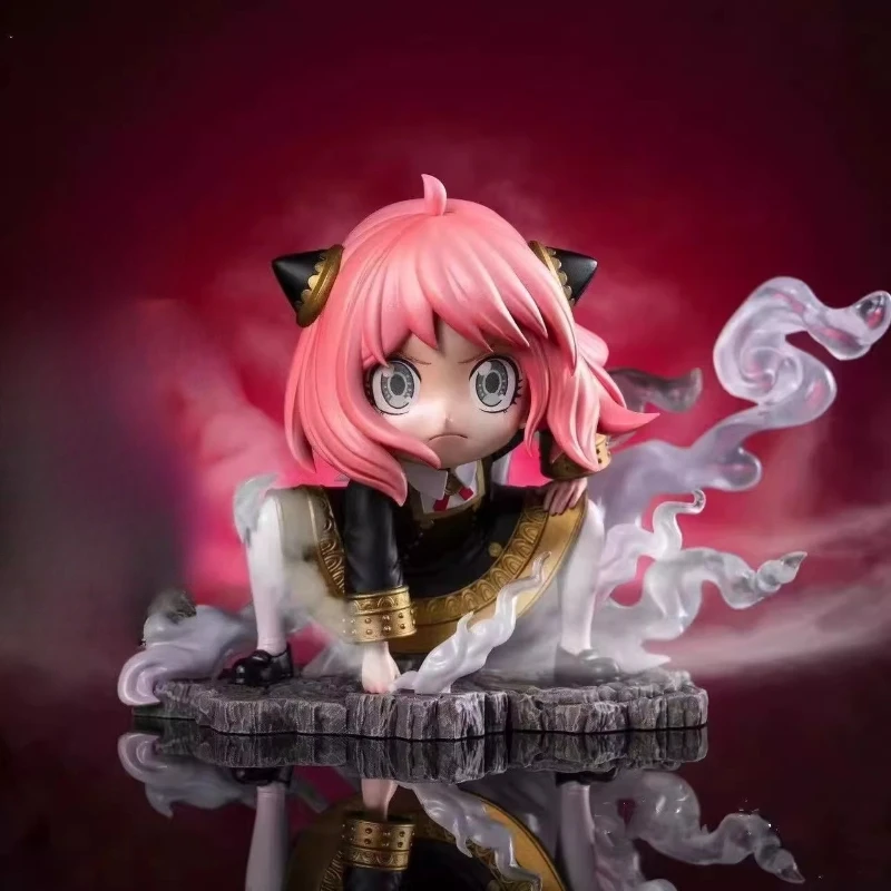 

9cm New SPY FAMILY Anya Forger Cos Luffy Anime Figure Peripheral PVC Model Statue Desktop Decoration Ornaments Kids Gifts Toys