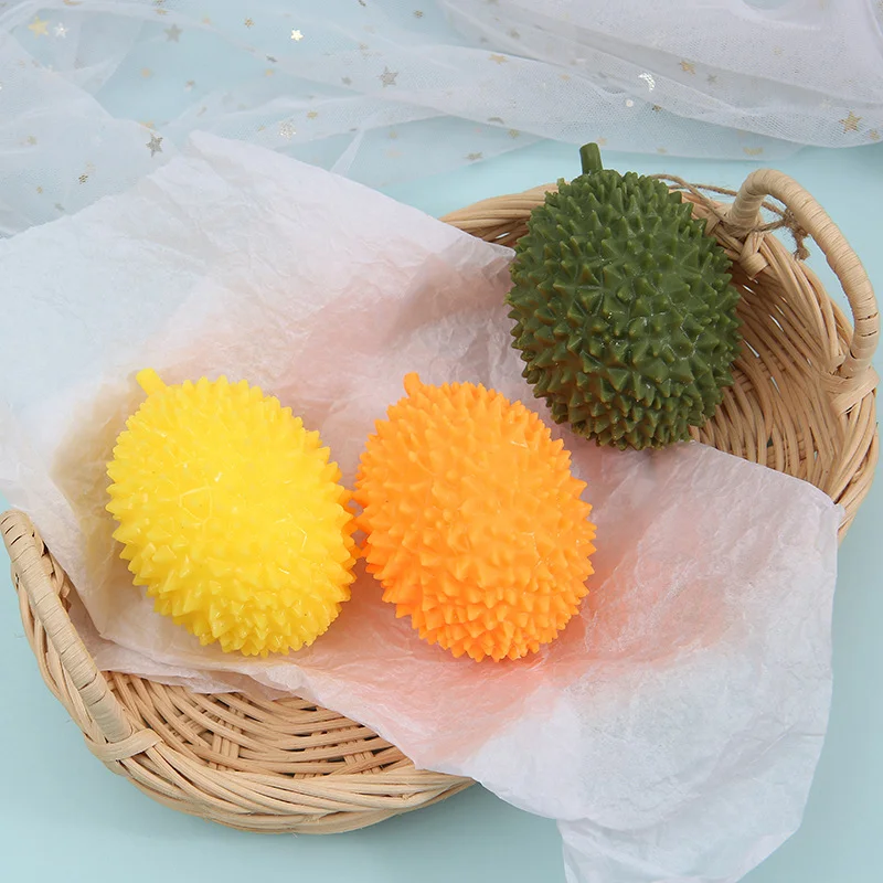 Taba Squishy Table Durian Fruit Anti-Stress Fidget Toys Soft Squeeze Dekompressionsentlüftungsspielzeug zur Entspannung Stressabbau