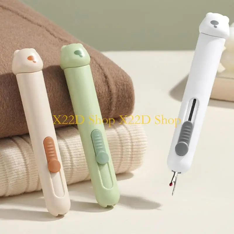 

X22D 3-в-1 устройство для удаления ниток, вспарыватель швов, нитевдеватель, футляр для хранения игл для квилтинга, инструмент