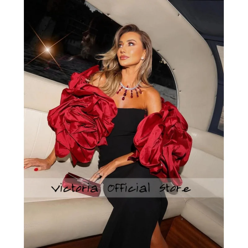 2025 مخصص المرأة غمد Ruched شال حفلة موسيقية فستان سهرة فستان عيد الحب تاريخ فستان عشية عيد الميلاد