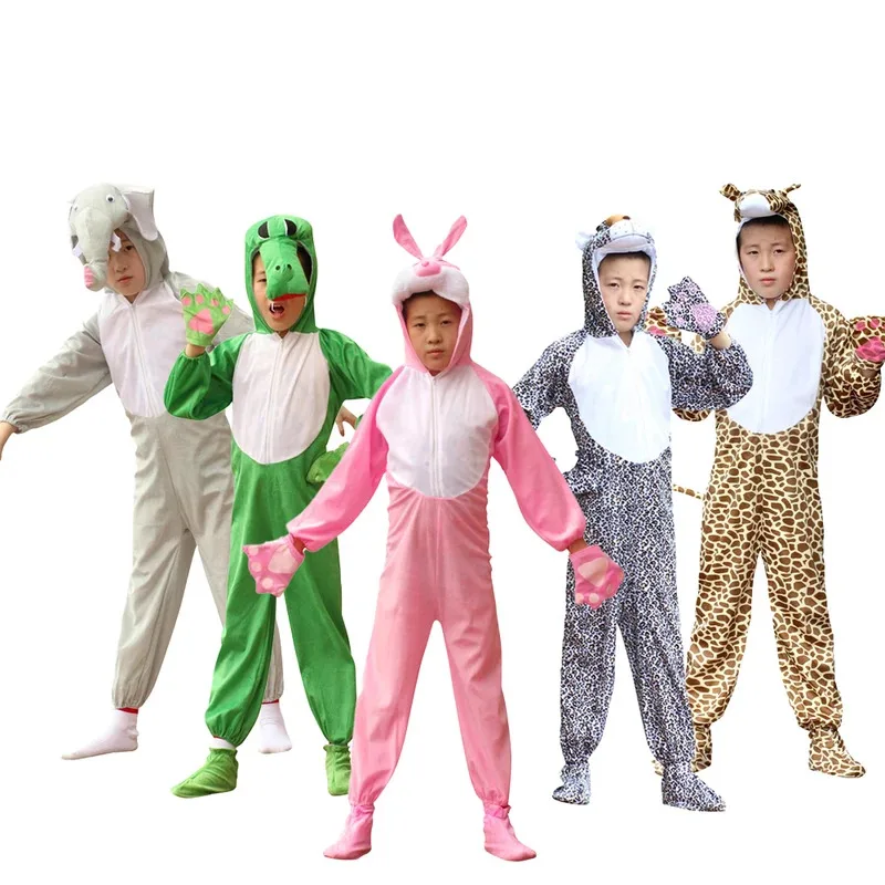 

Animal Pajamas Jumpsuit Unisex Kids Onesie Pajamas Easy to Take on and off for Kids Between 90-160 cm tall