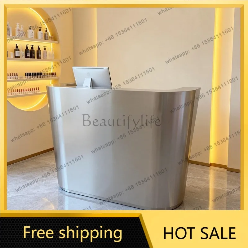 Factory Direct Sales checkout page Shop Small Simple Supermarket Clothing Store Light Luxury Premium Counter