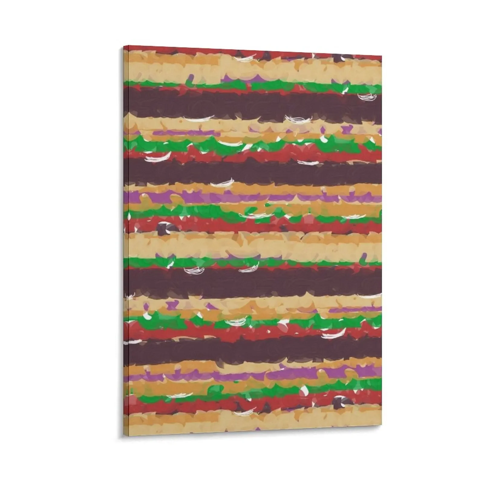 

Abstract Never-ending Hamburger Canvas Painting room decor decorative wall canvases photos for living room