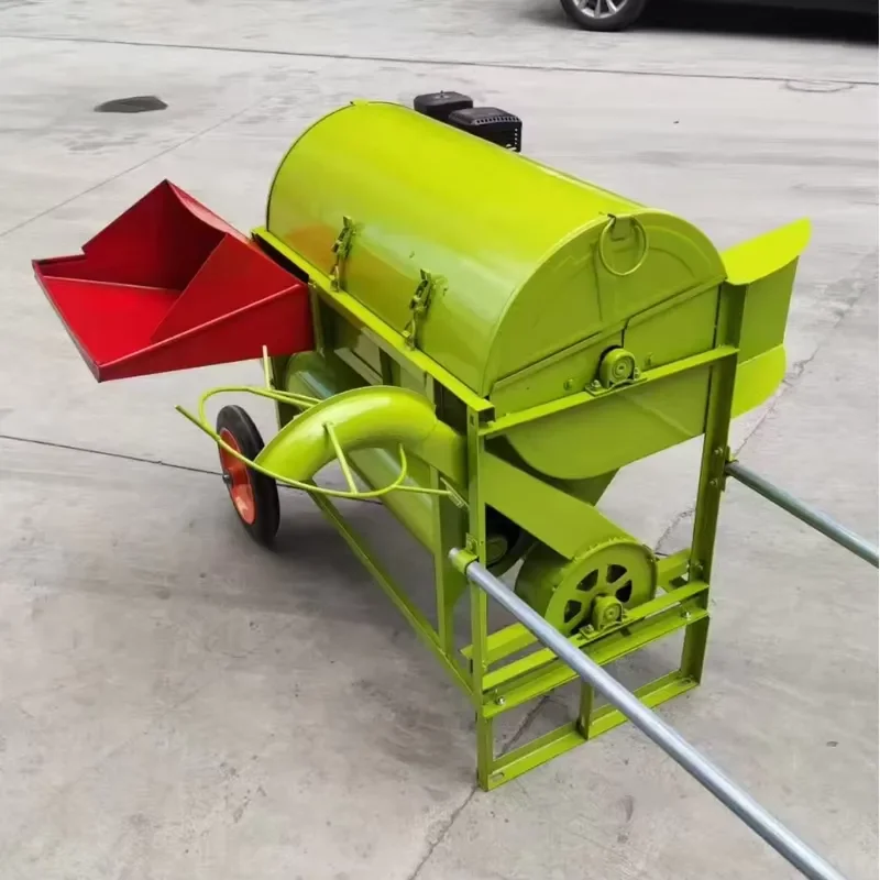 Engine Rice Thresher Sheller Threshing Peeling Mini Grain Paddy Shelling Machine Professional Agricultural Machinery