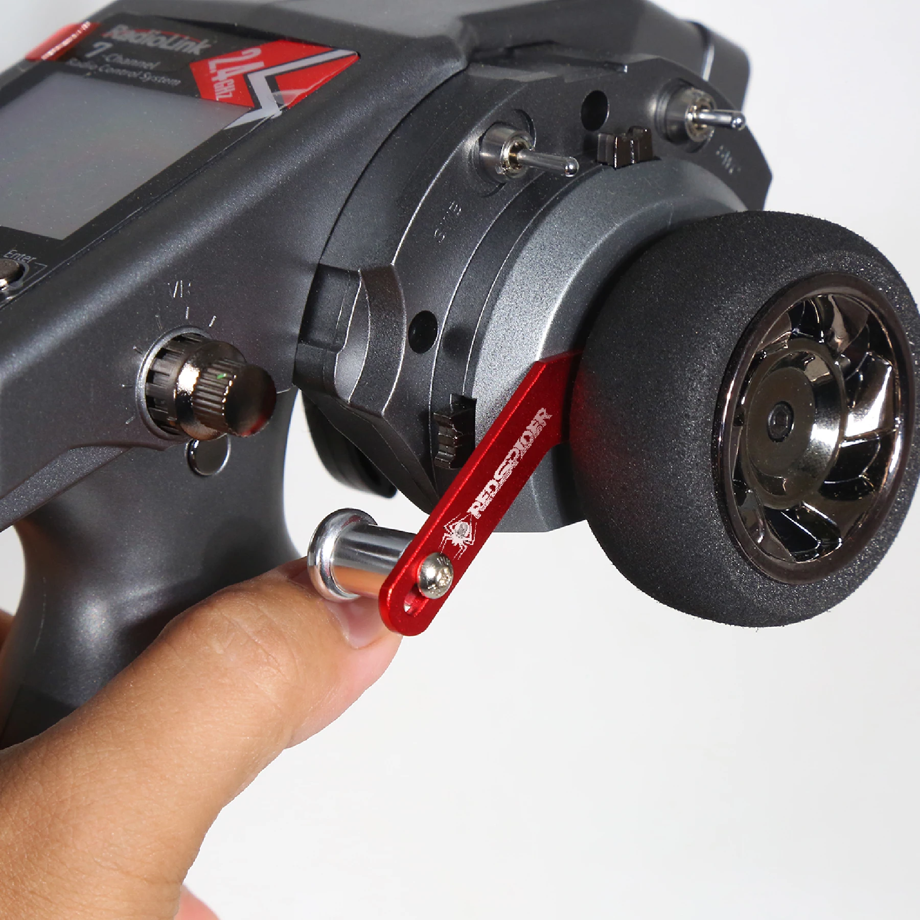 Thumb Lever One Hand Steering Upgradefor RadioLink RC6GS RC4GS RC Car Remote Control