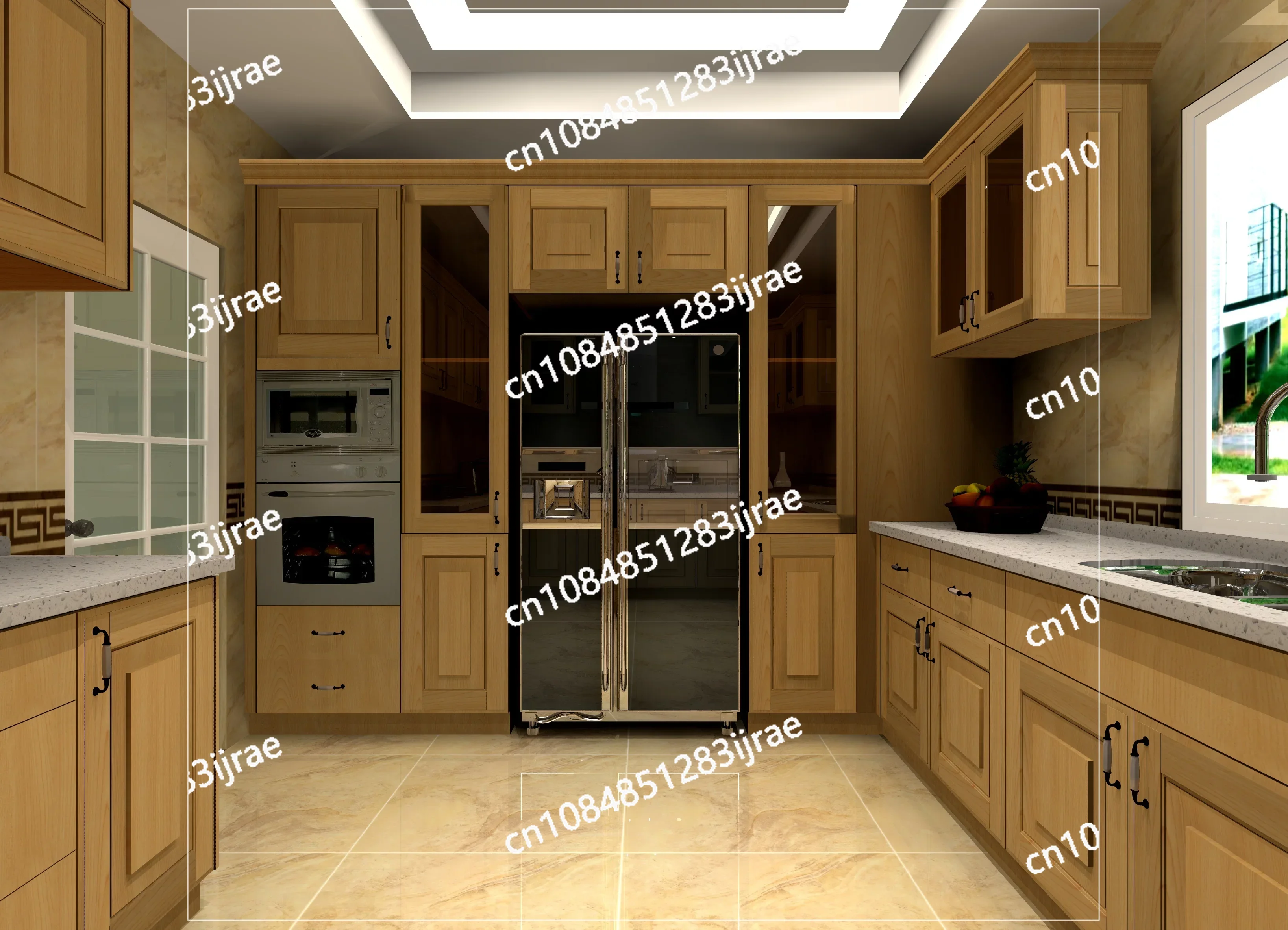 Ready to Assemble Kitchen Cabinets Solid Wood White Shaker Styl Europe style