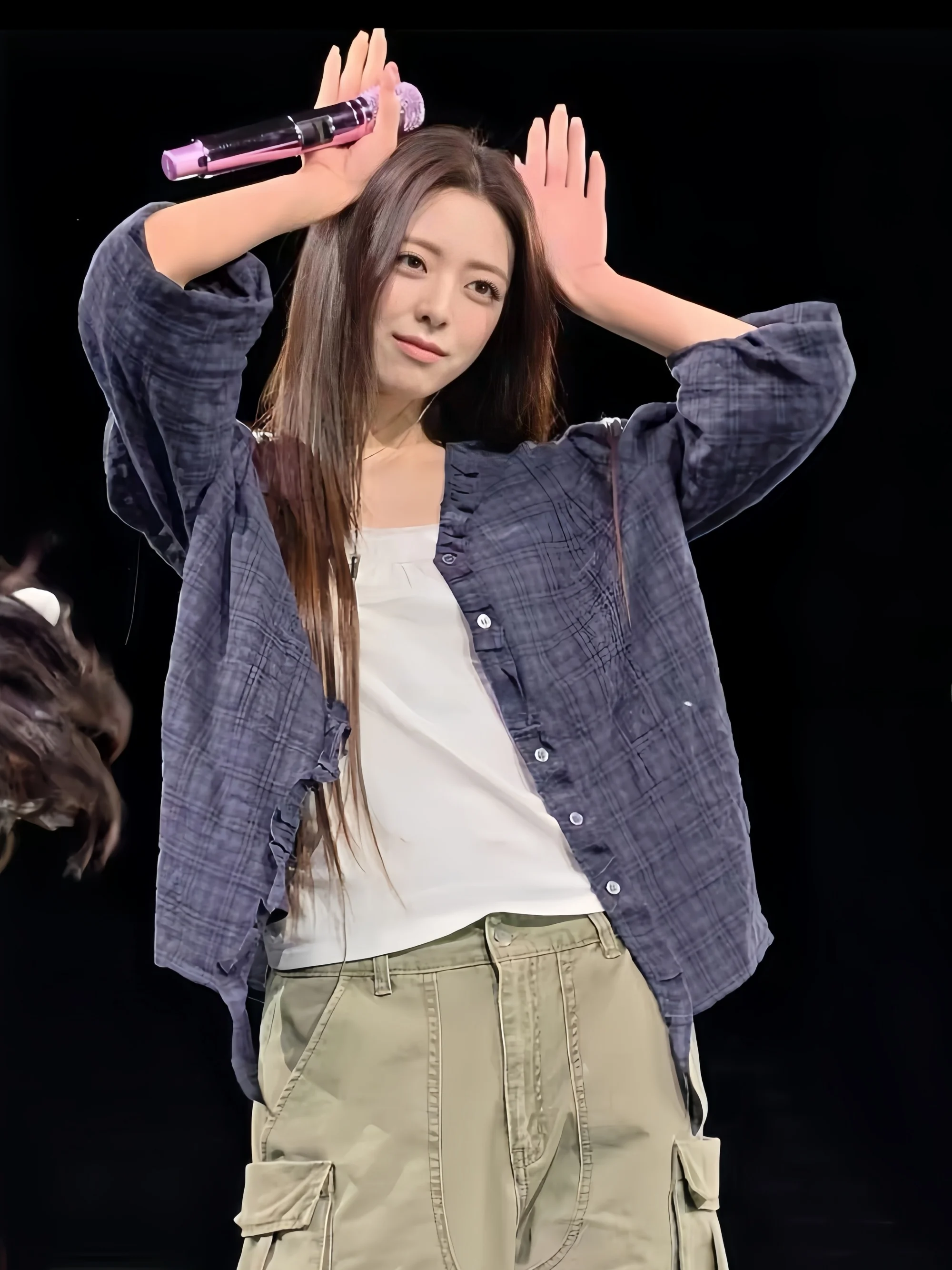 New Early Autumn Casual Shirt with Wood Grain  Long Sleeve Thin Outerwear Women's Loose Fit Breathable Cotton Shirt