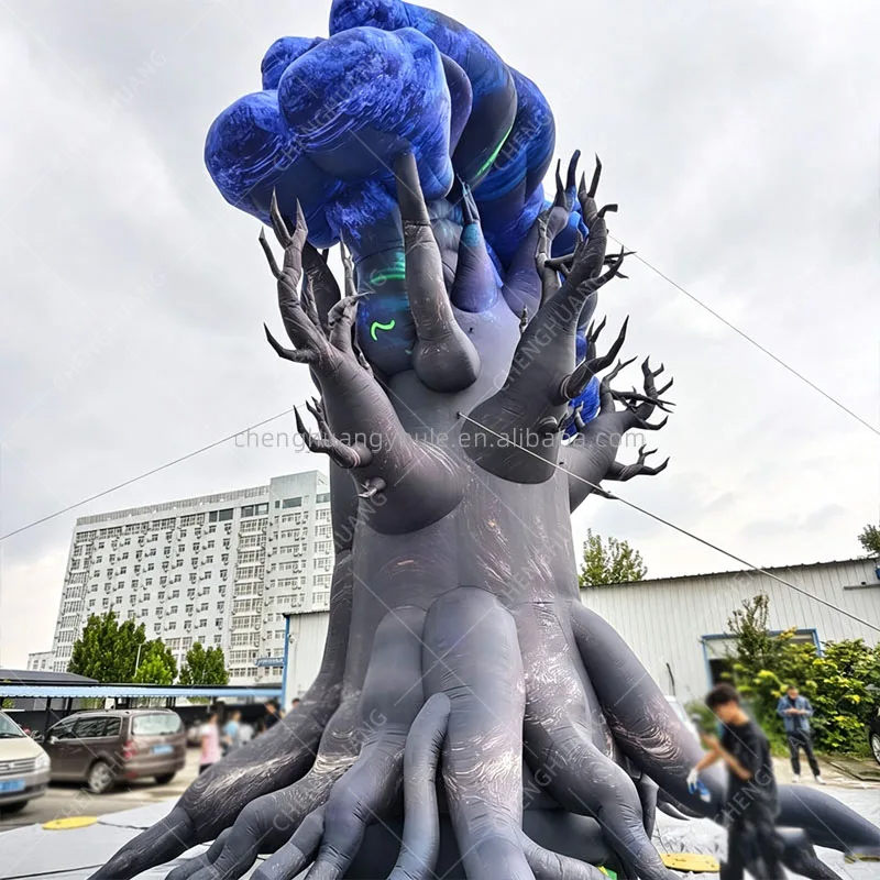 Giant Inflatable Horror Tree Demon, Unique Decor Props for Halloween Fantasy Party, Concert & Festival Stage Display Events