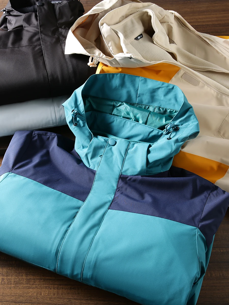 

Профессиональная уличная куртка 3-в-1 со съемной флисовой подкладкой, модная городская модель с длинными рукавами