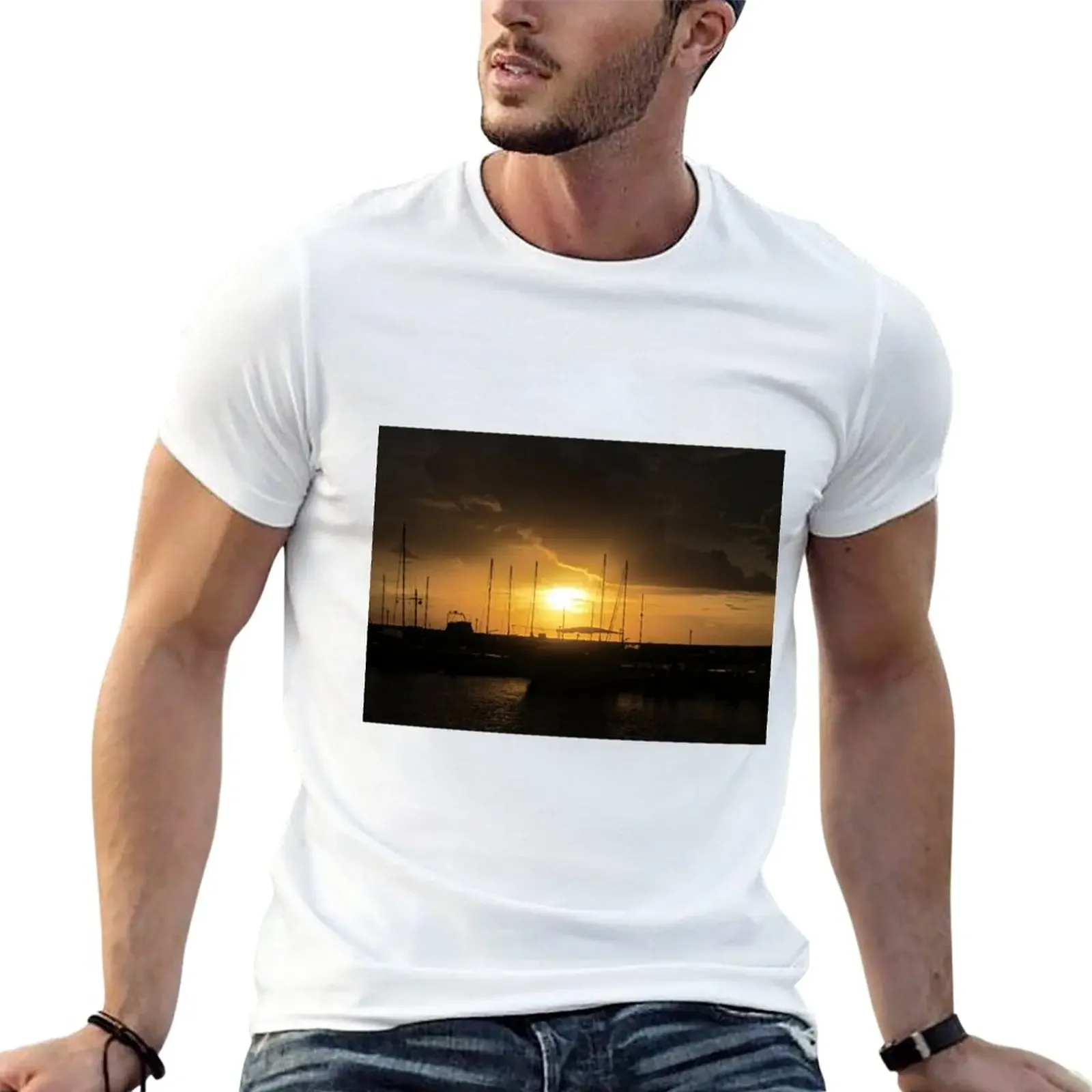 

Morning from Benitses - 4 .......... T-Shirt Short sleeve tee sweat boys whites mens plain t shirts