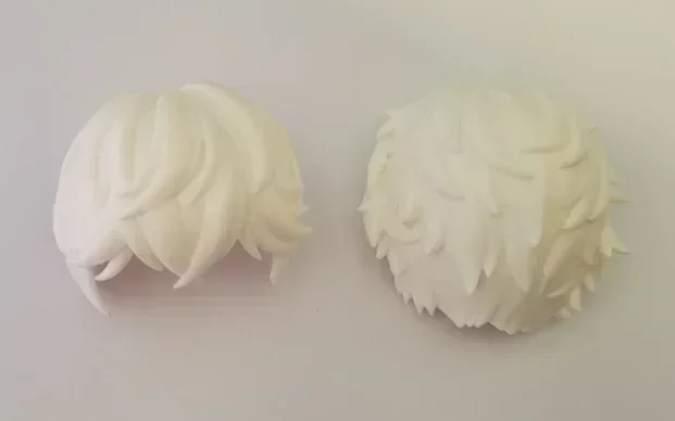 GSC Clay Man Hair white model OB11 doll accessories