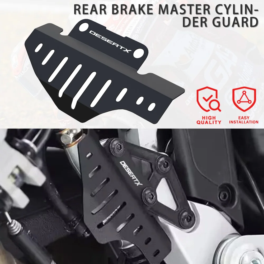 

Motorcycle Accessories Desert X Rear Brake Master Cylinder Guard Protection Cover Parts Desert-X For Ducati Desertx 2022 2023