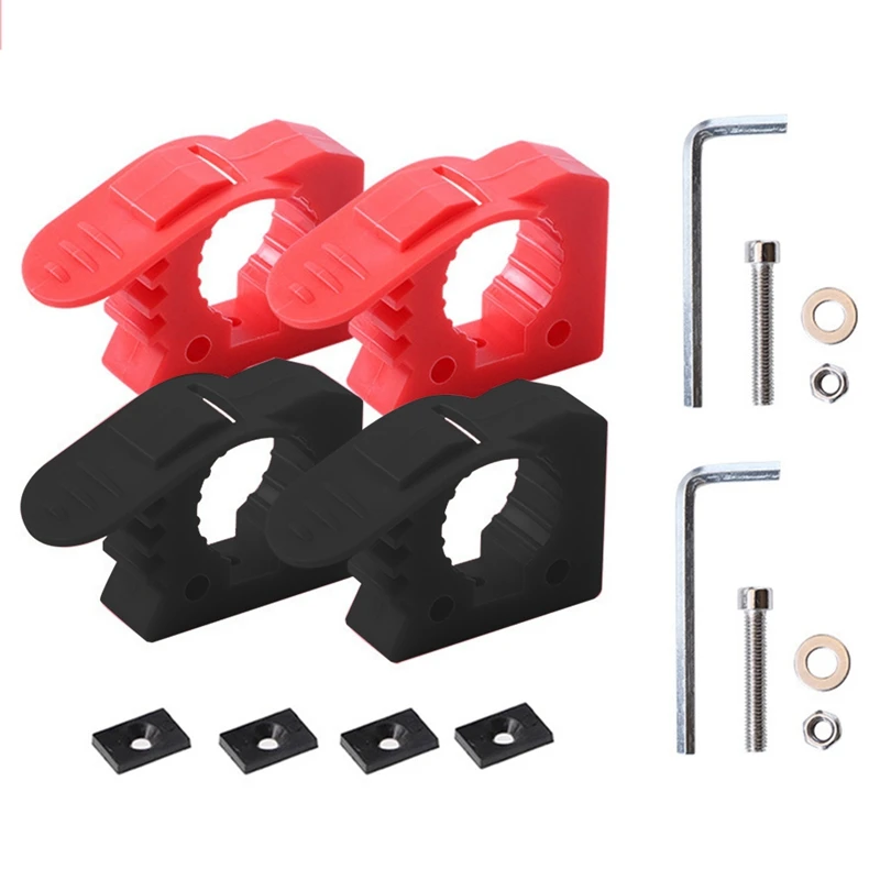 HOT-4Pcs Shovel Holder Mount For 1-1/7In To 1-4/9In Diameter Tools & Equipment, Roof Rack Mount For RV Van Trucks Boat Train