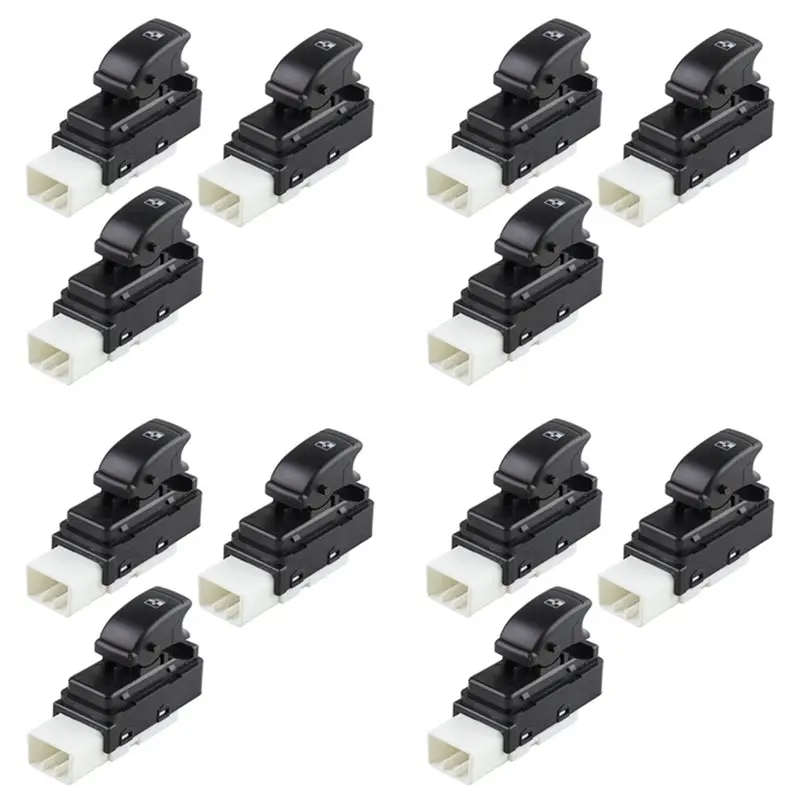 

12X Car Passenger Side Electric Power Window Glass Lift Control Switch 202005661 For Aveo 2007-2011 LHD-T48C