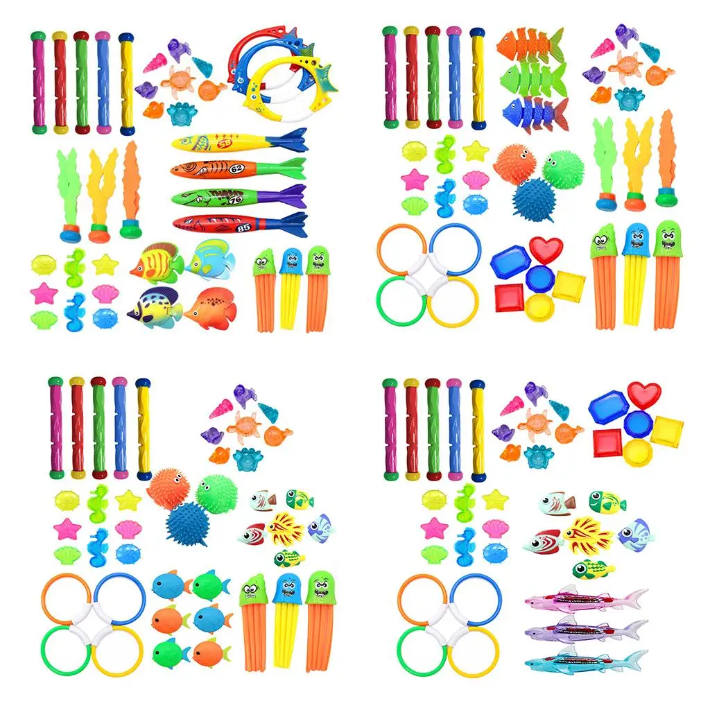 Juguete de buceo subacuático, juguete de natación subacuática, anillos de buceo, juguete de peces, juguete de buceo para piscina de entrenamiento de buceo