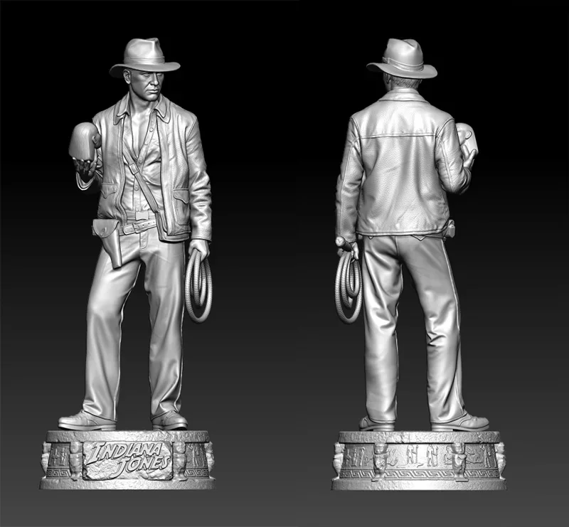 

1/24 75mm 1/18 100mm Resin Model Kits Explorer Man Figure Sculpture Unpainted No Color RW-1235