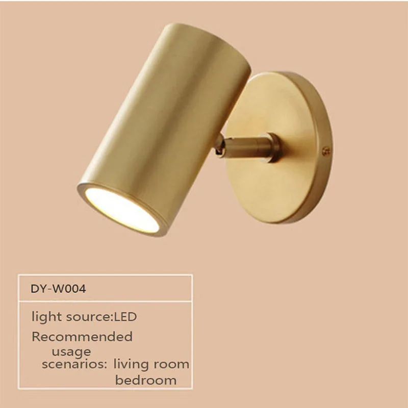 Simple Modern Luxury Bedroom Bedside Reading Lamp Hotel Wall Lamp Corridor Bathroom Mirror Lamp wall light home decoration