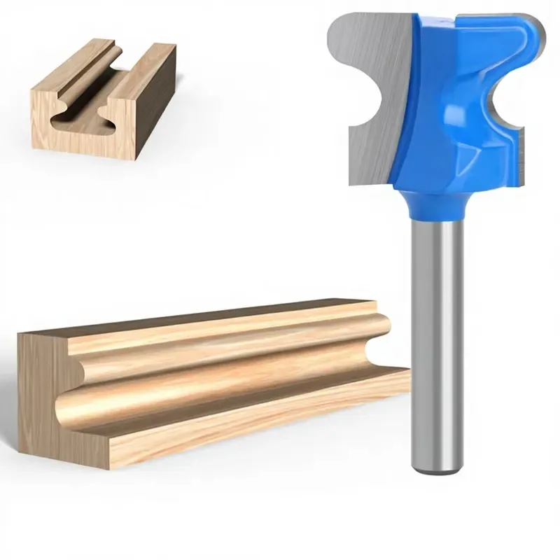Double Arc Nail Router Bit, Drawer & Cabinet Door Cutter , Woodworking Milling Cutter Woodworking Machinery Parts
