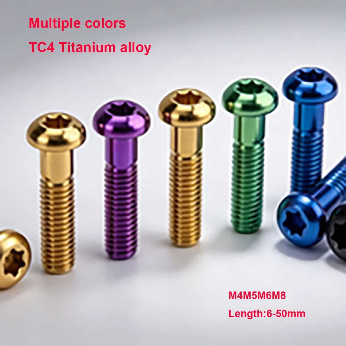 Guangluo 1pc Alloy Bolts M4 M5 M6 M8 X 6 8 9 10 12 14 15 16 18 20 25 30 35 40 45 50mm Inner Plum Screw For Accessories