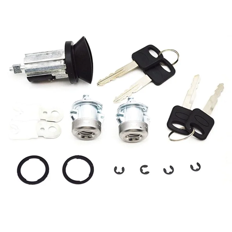 

5Pcs Ignition Switch Door Lock Kit LC6177 Dl588 597638 707624C C-42-195 for Ford Excursion F-150 F-250 F-350