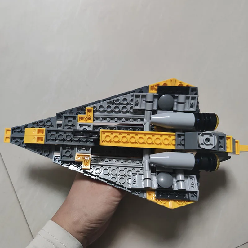 ใหม่ MOC Starship Series Anakin Skywalker's Starfighters Building Blocks ชุด DIY Assembly อิฐของเล่นของขวัญ